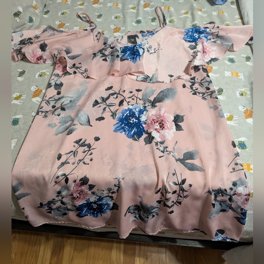 3/$25!!!! Gibu Brand Women's Flowy Off Shoulder Dress